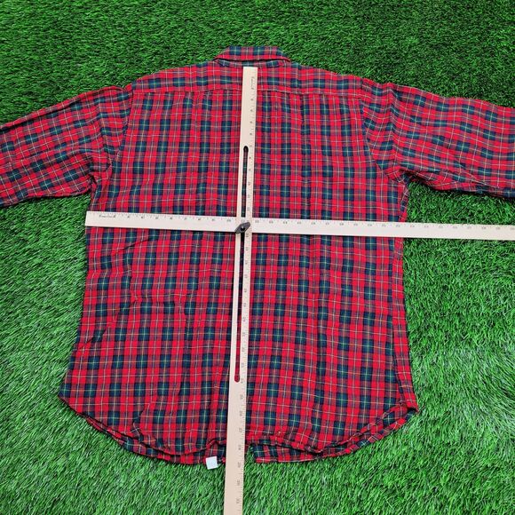 Vintage Pendleton Plaid Button Shirt L/XL 23x29 USA - Picture 4 of 9
